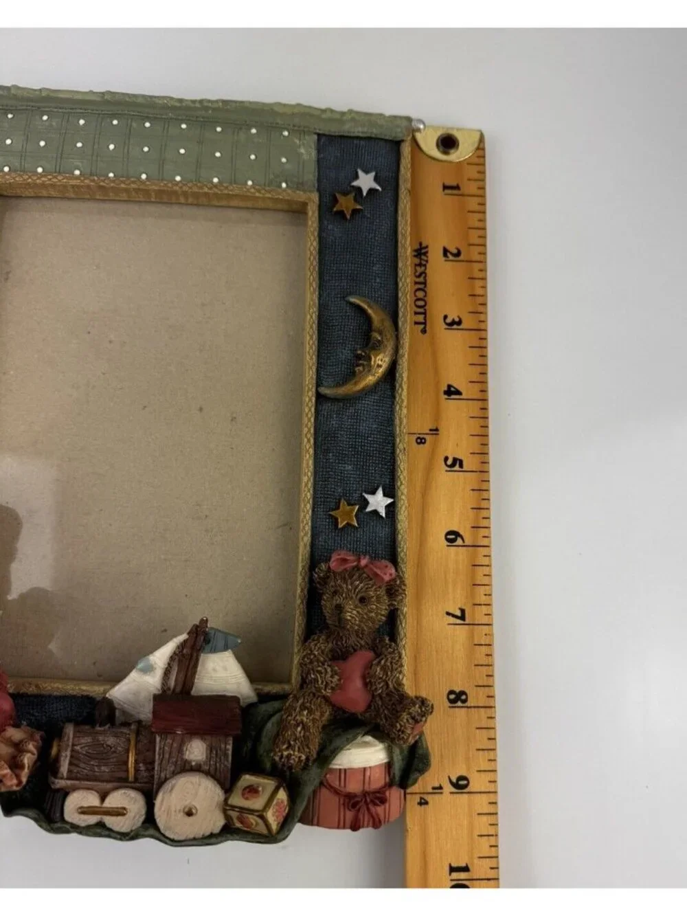 A. Richesco Corporation 3D Photo Frame Little Girl Doll Freestanding Holds 4 X 6